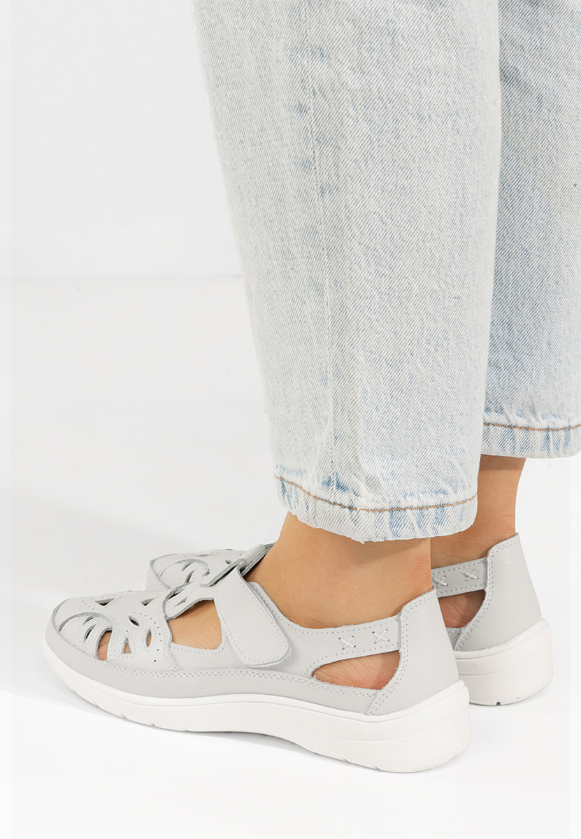 Białe espadryle damskie Etheria V2