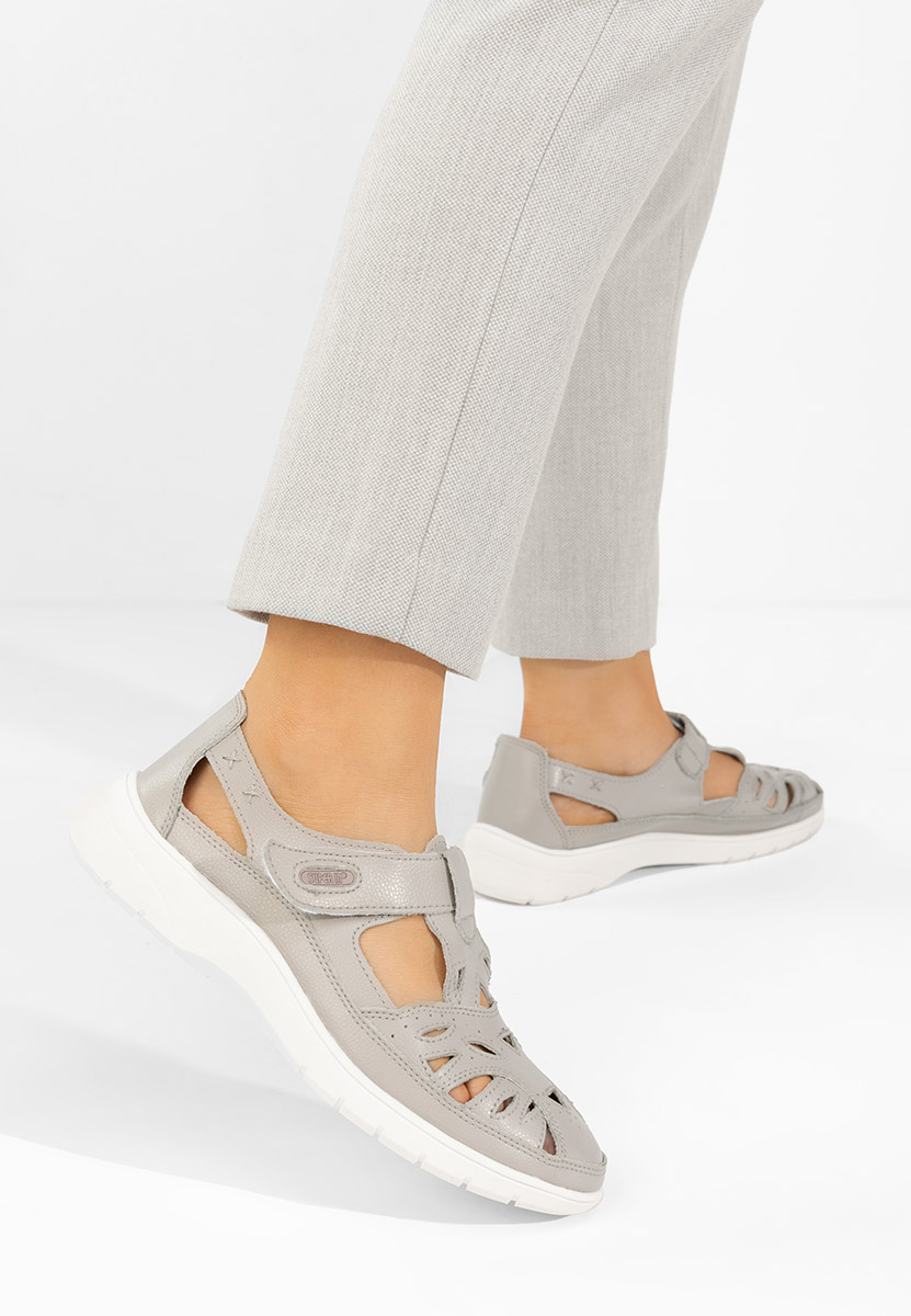 Szare espadryle damskie Etheria