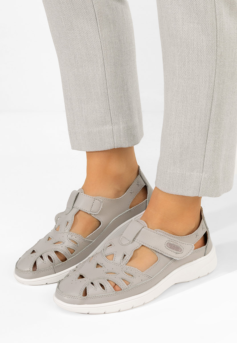 Szare espadryle damskie Etheria