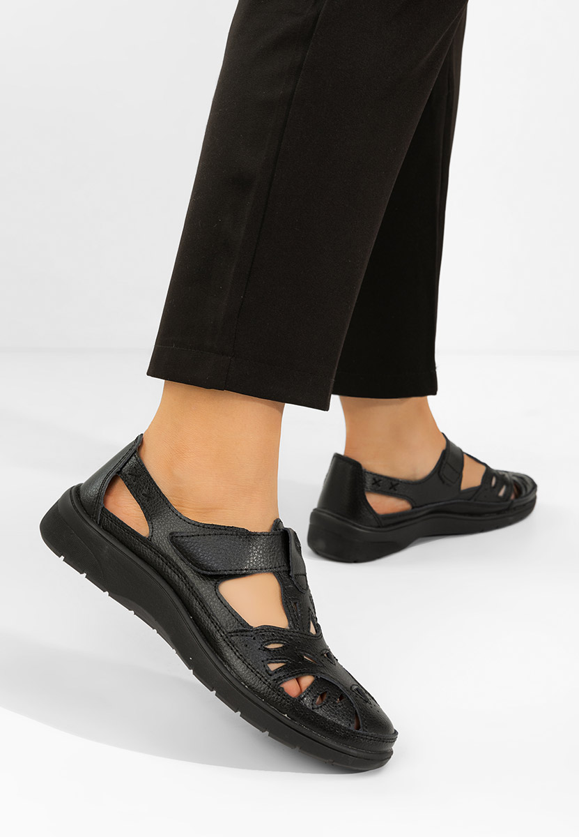 Czarne espadryle damskie Etheria