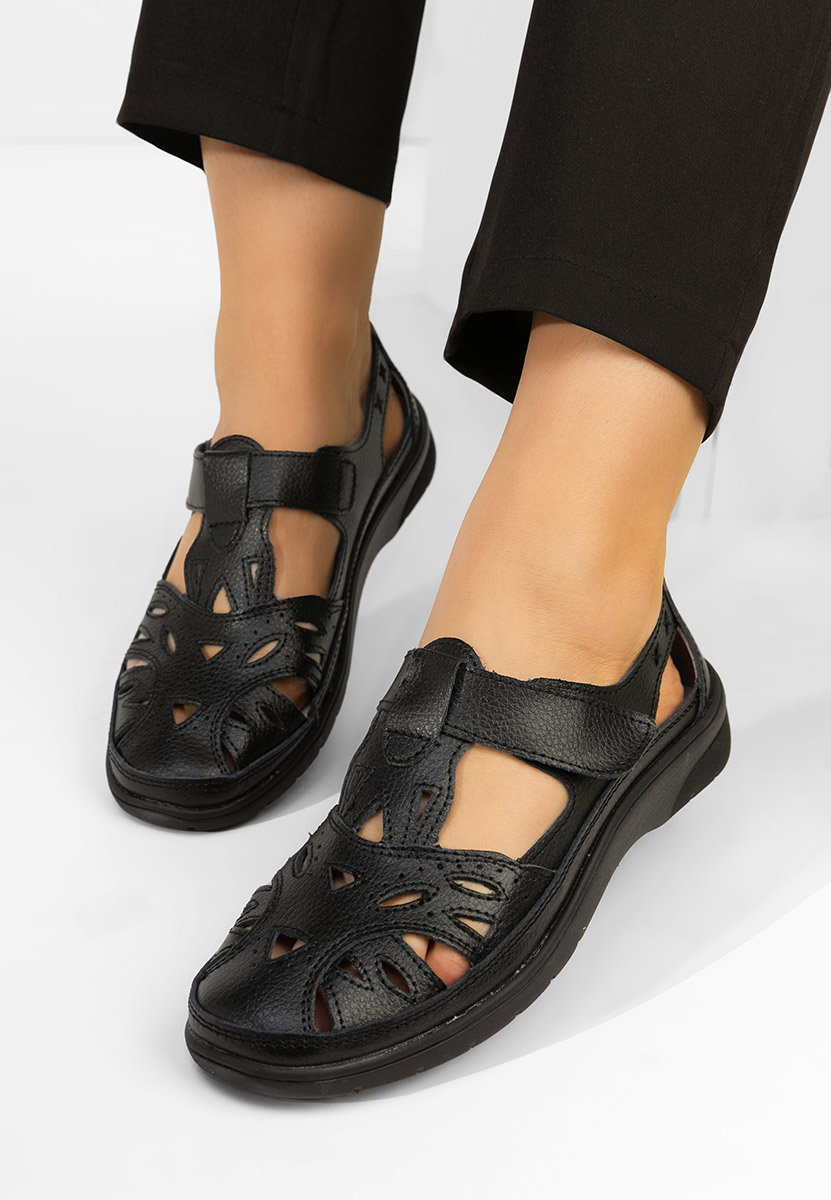 Czarne espadryle damskie Etheria