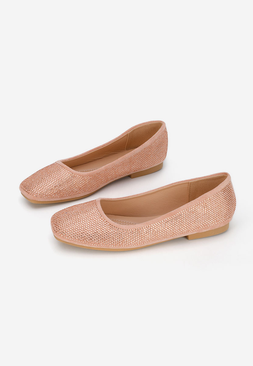 Różowe eleganckie baleriny Jeffery