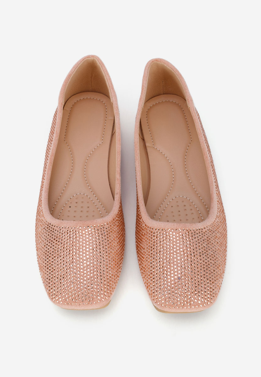 Różowe eleganckie baleriny Jeffery