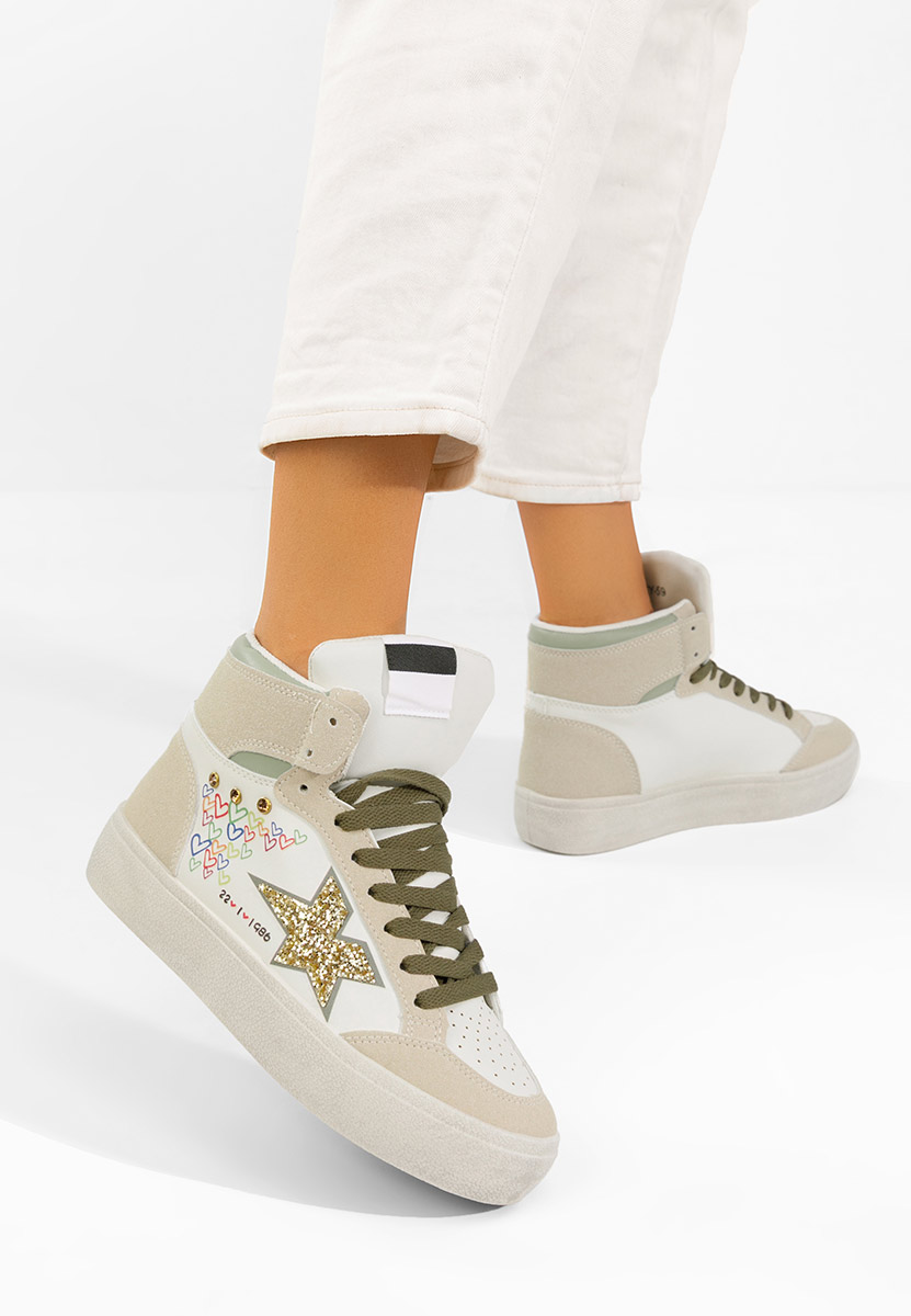 Wielokolorowy sneakersy wysokie Morella