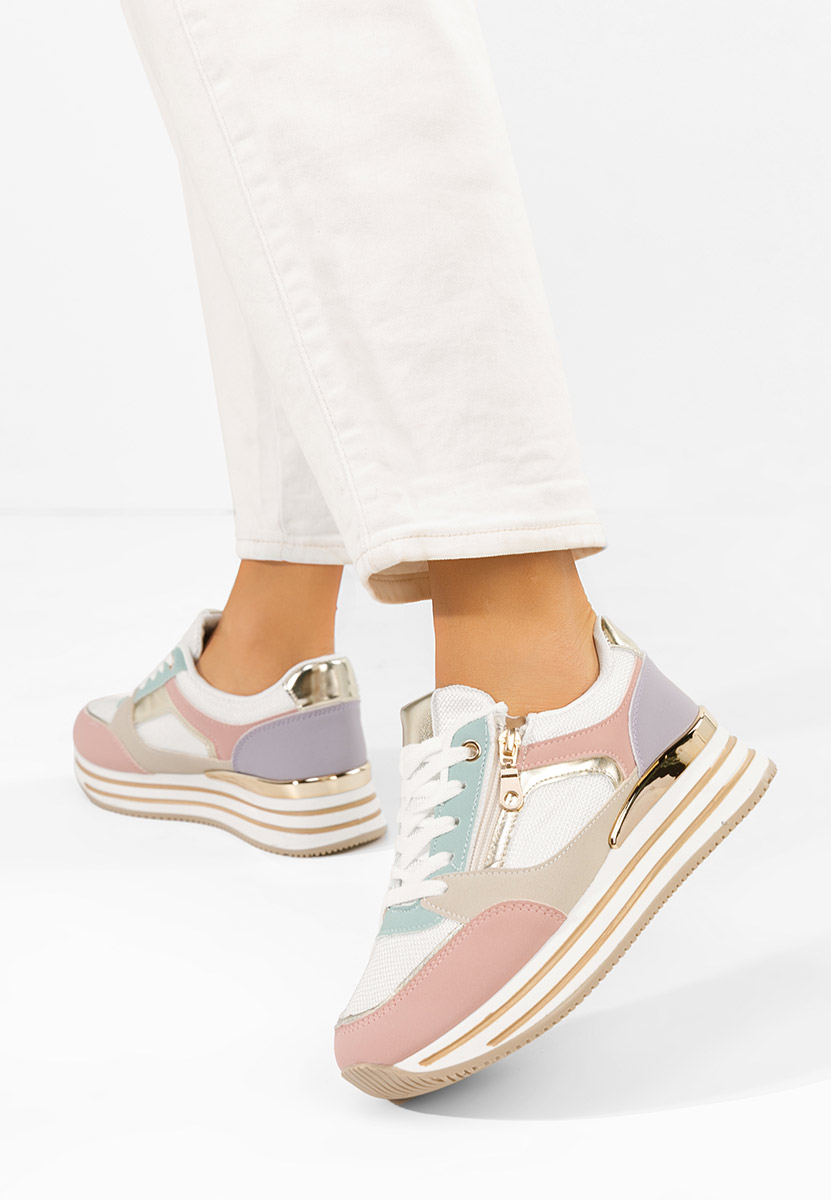 Wielokolorowy sneakersy damskie Roxanna