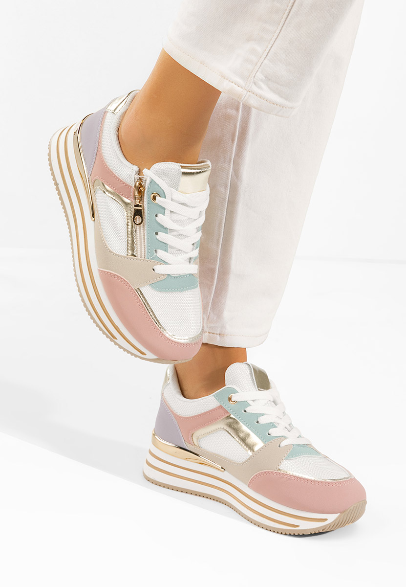Wielokolorowy sneakersy damskie Roxanna
