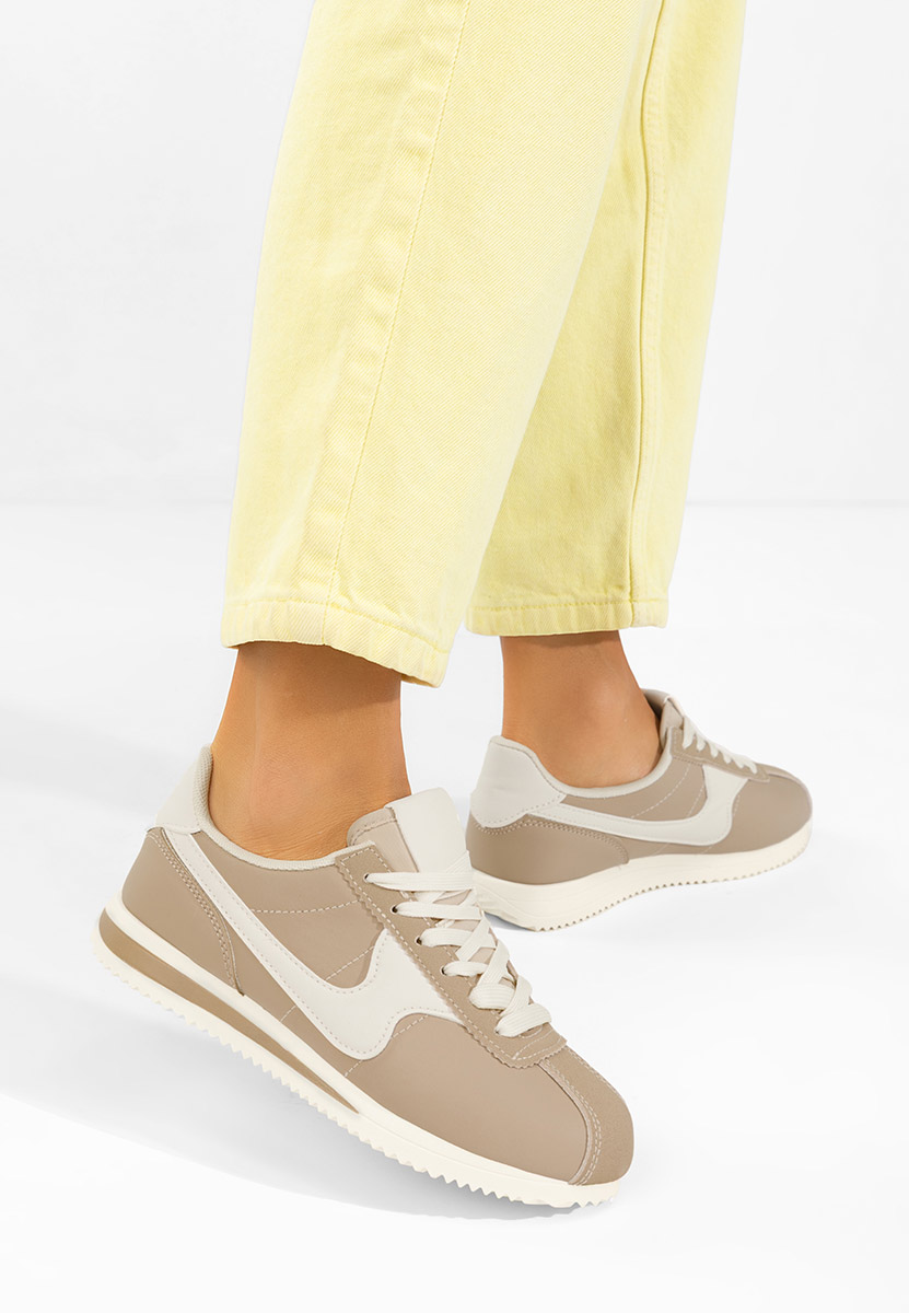 Khaki sneakersy damskie Adiania