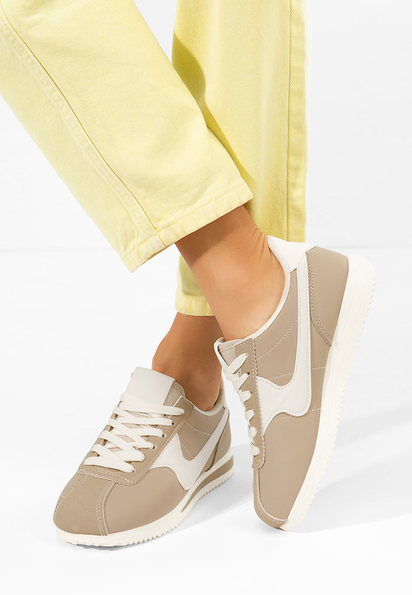 Khaki sneakersy damskie Adiania