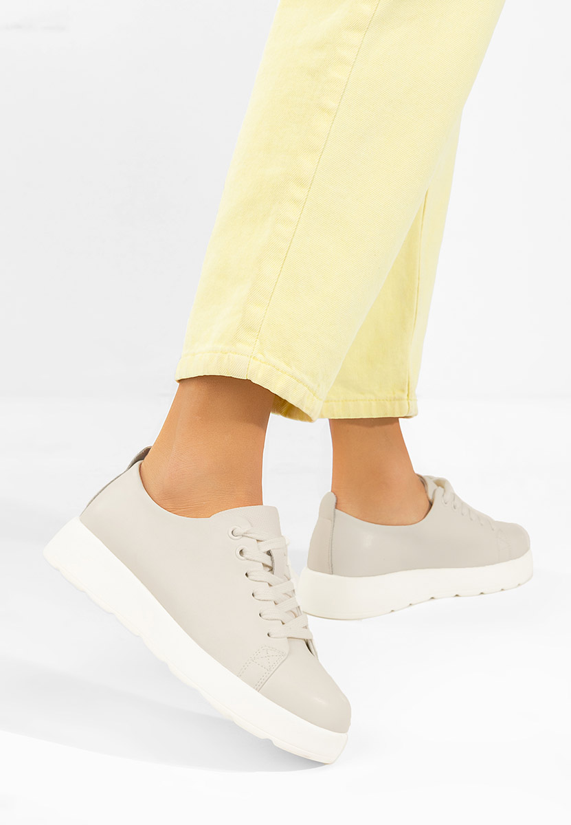 Białe sneakersy damskie Rocsana