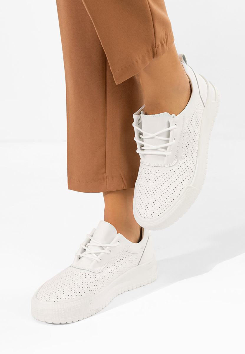 Białe sneakersy damskie Zamiya