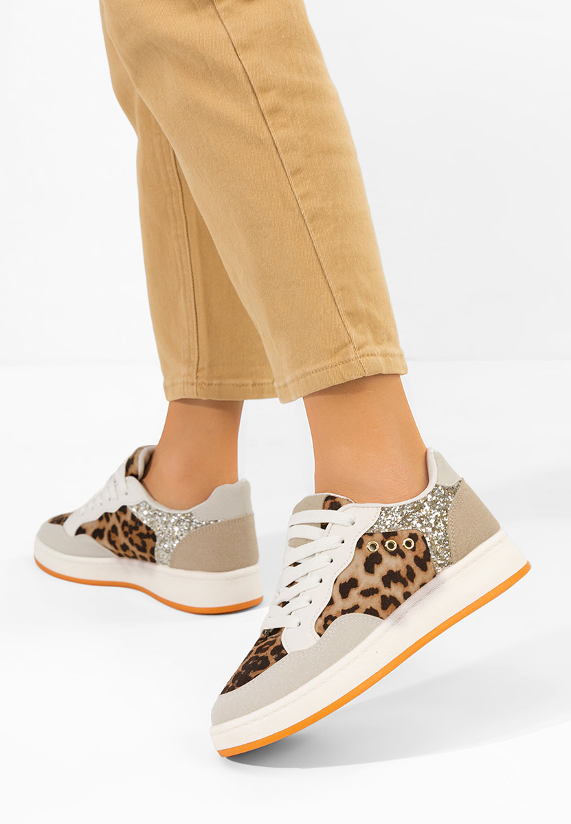 Panterkowe sneakersy damskie Nerina