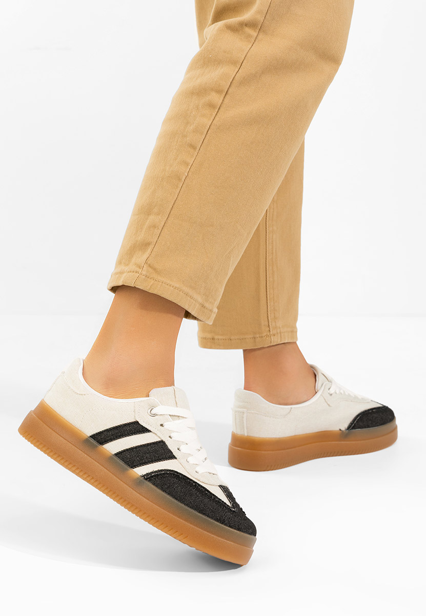 Czarne sneakersy damskie Herberta