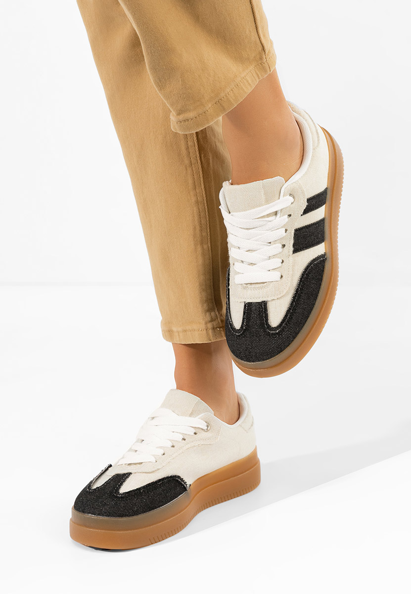 Czarne sneakersy damskie Herberta