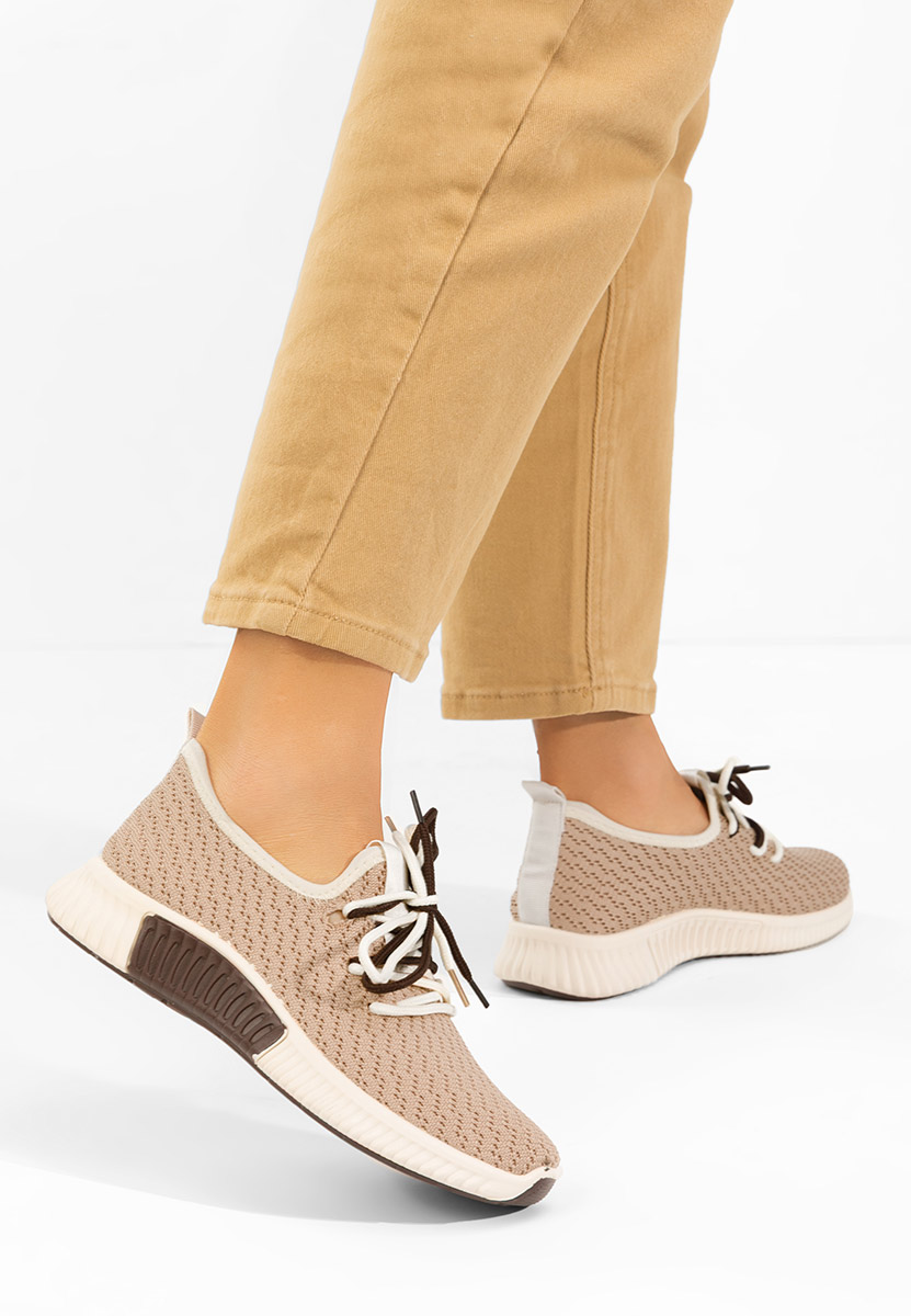 Khaki sneakersy damskie Seronia V2