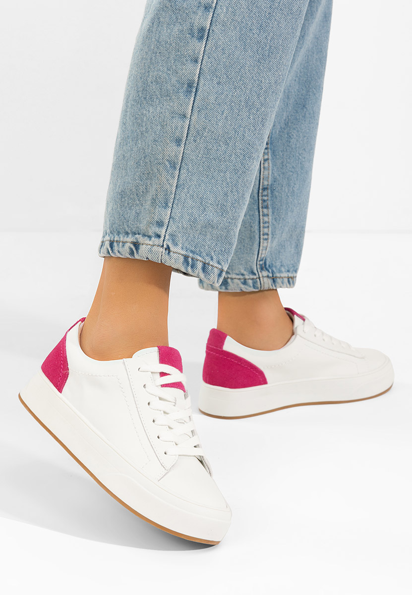 Białe sneakersy damskie Delsia V1