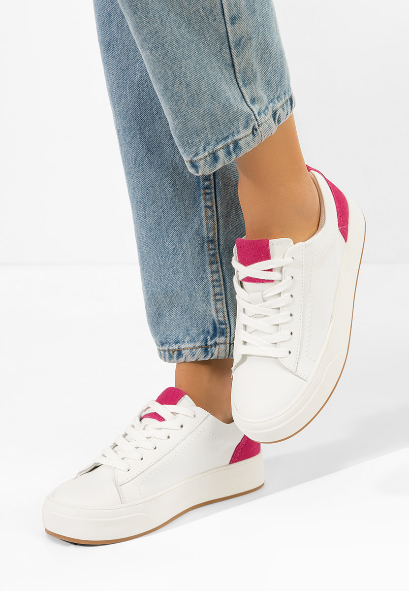 Białe sneakersy damskie Delsia V1