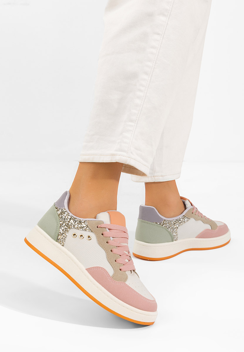 Wielokolorowy sneakersy damskie Nerina