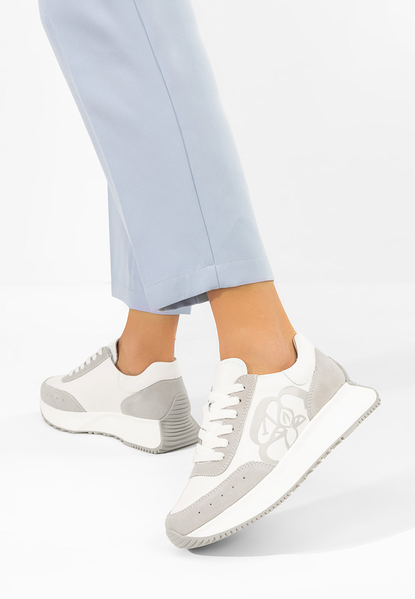 Szare sneakersy damskie Kayara