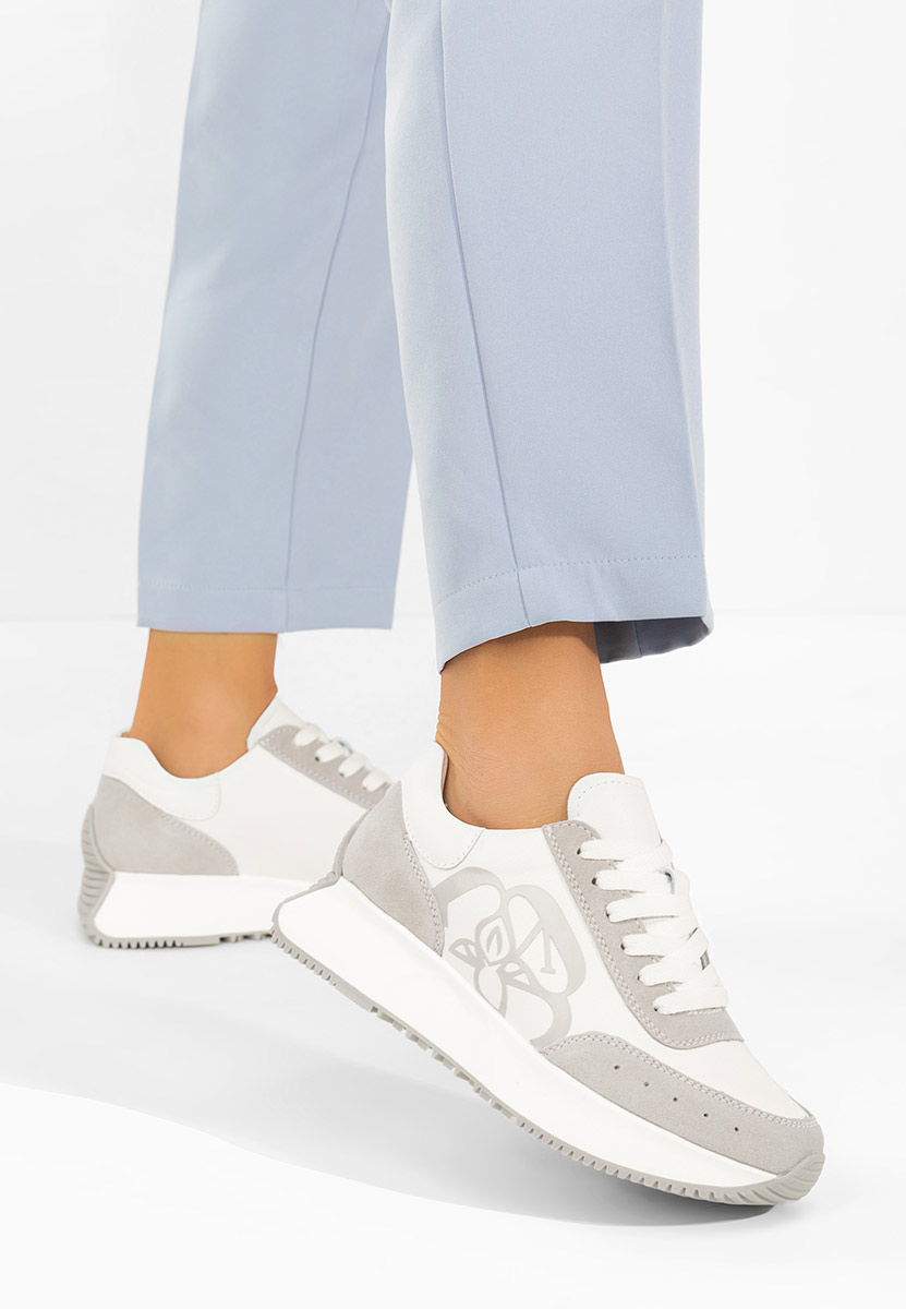 Szare sneakersy damskie Kayara