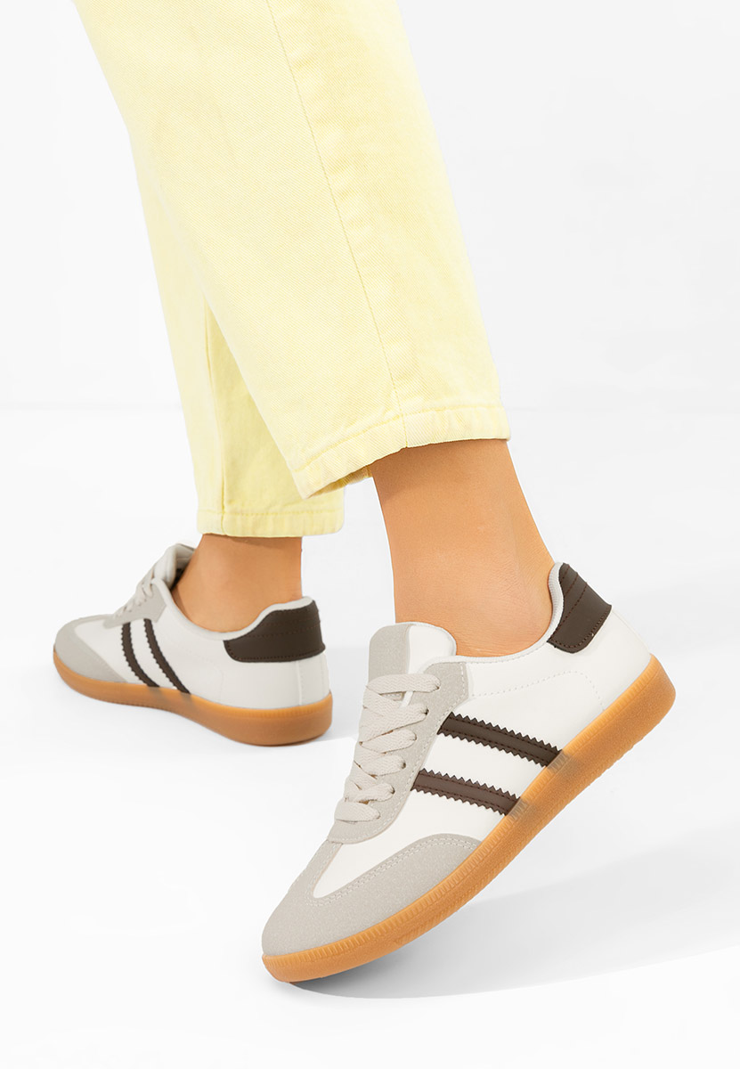 Białe sneakersy damskie Irenya