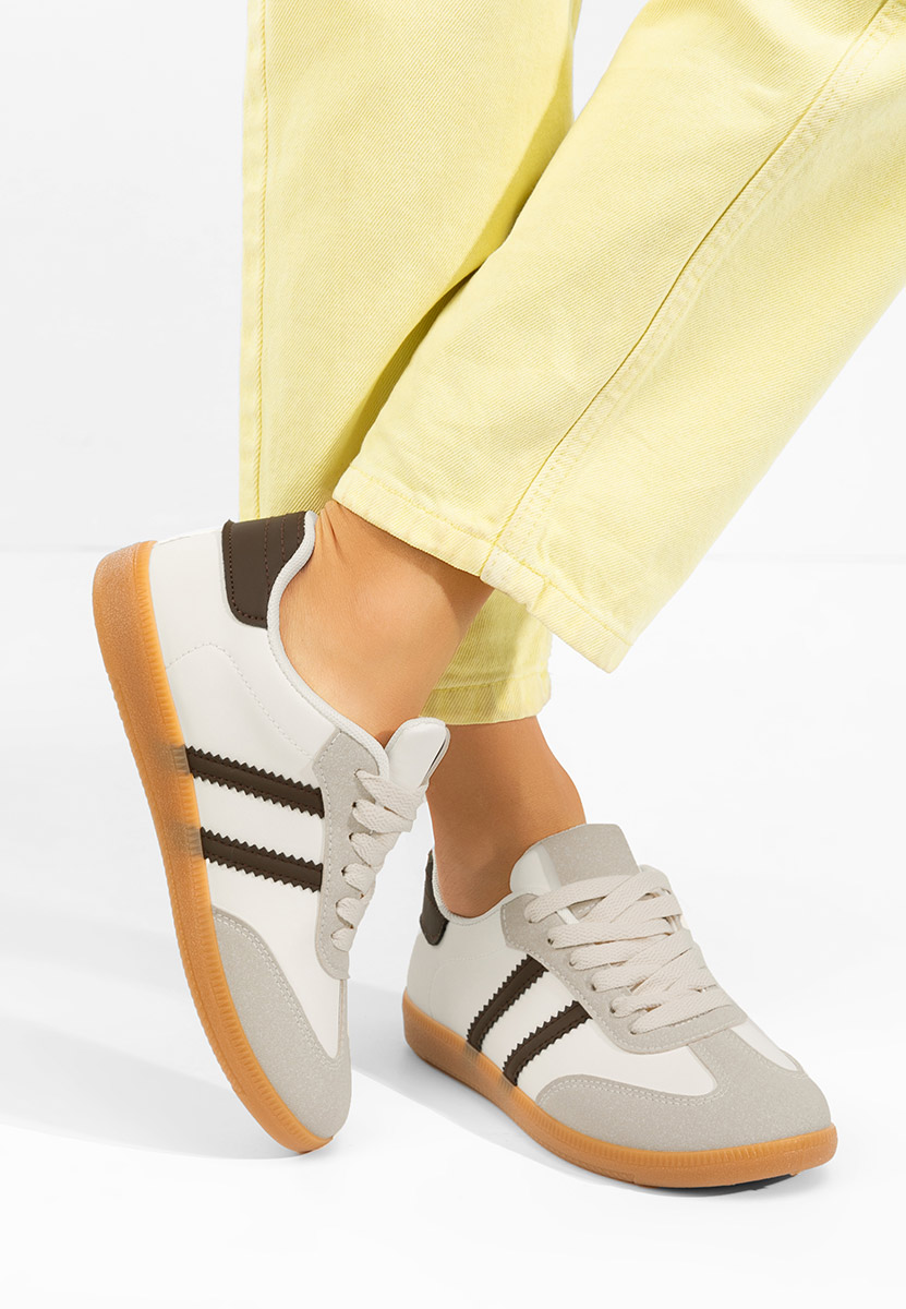 Białe sneakersy damskie Irenya