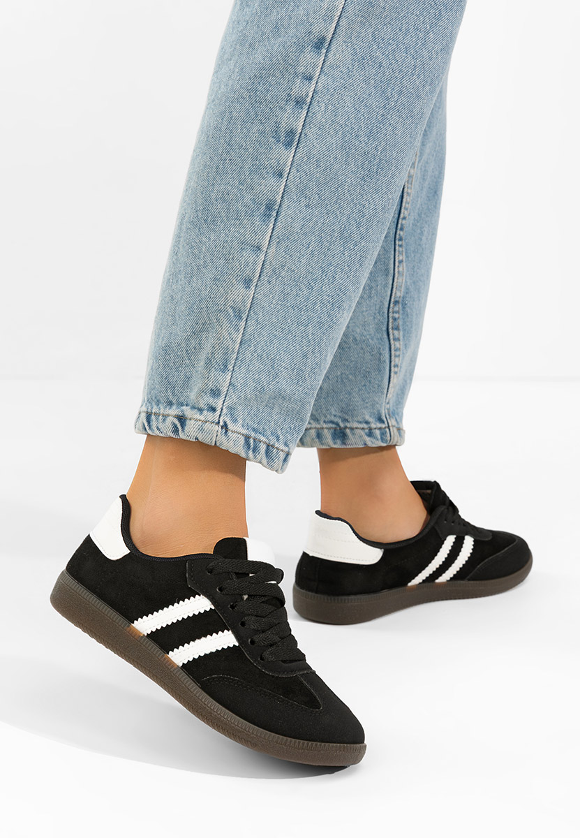 Czarne sneakersy damskie Irenya V2