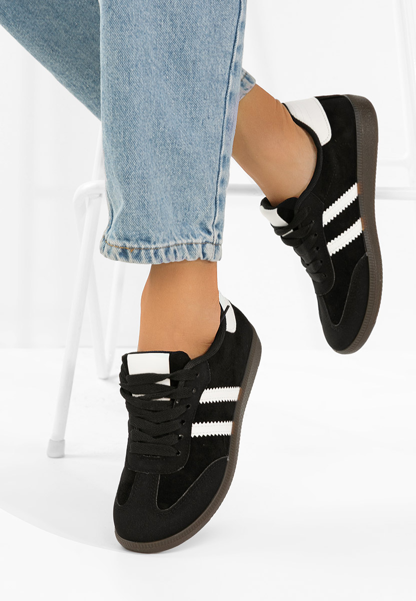 Czarne sneakersy damskie Irenya V2