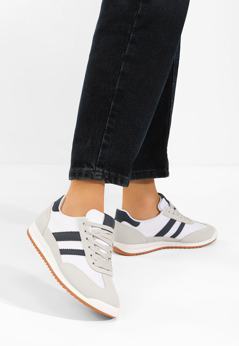 Białe sneakersy damskie Catia