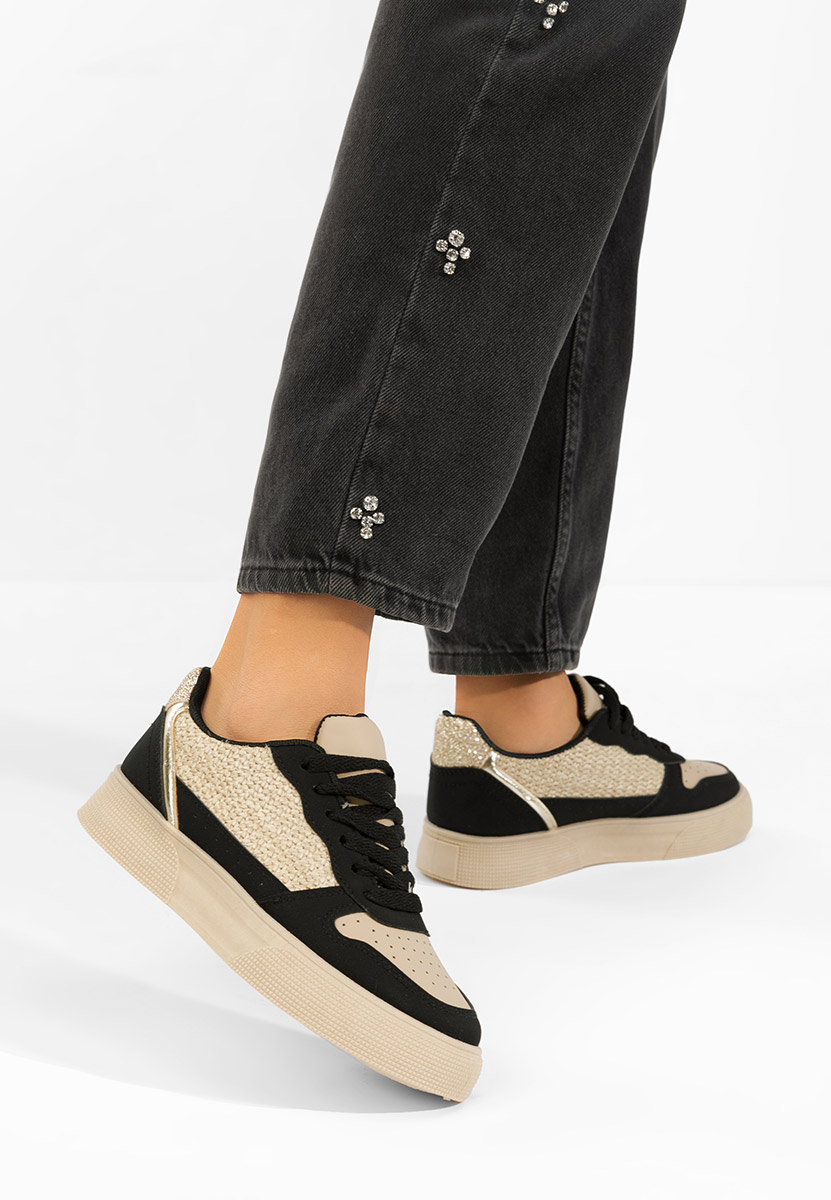 Beżowe sneakersy damskie Merlyna V3