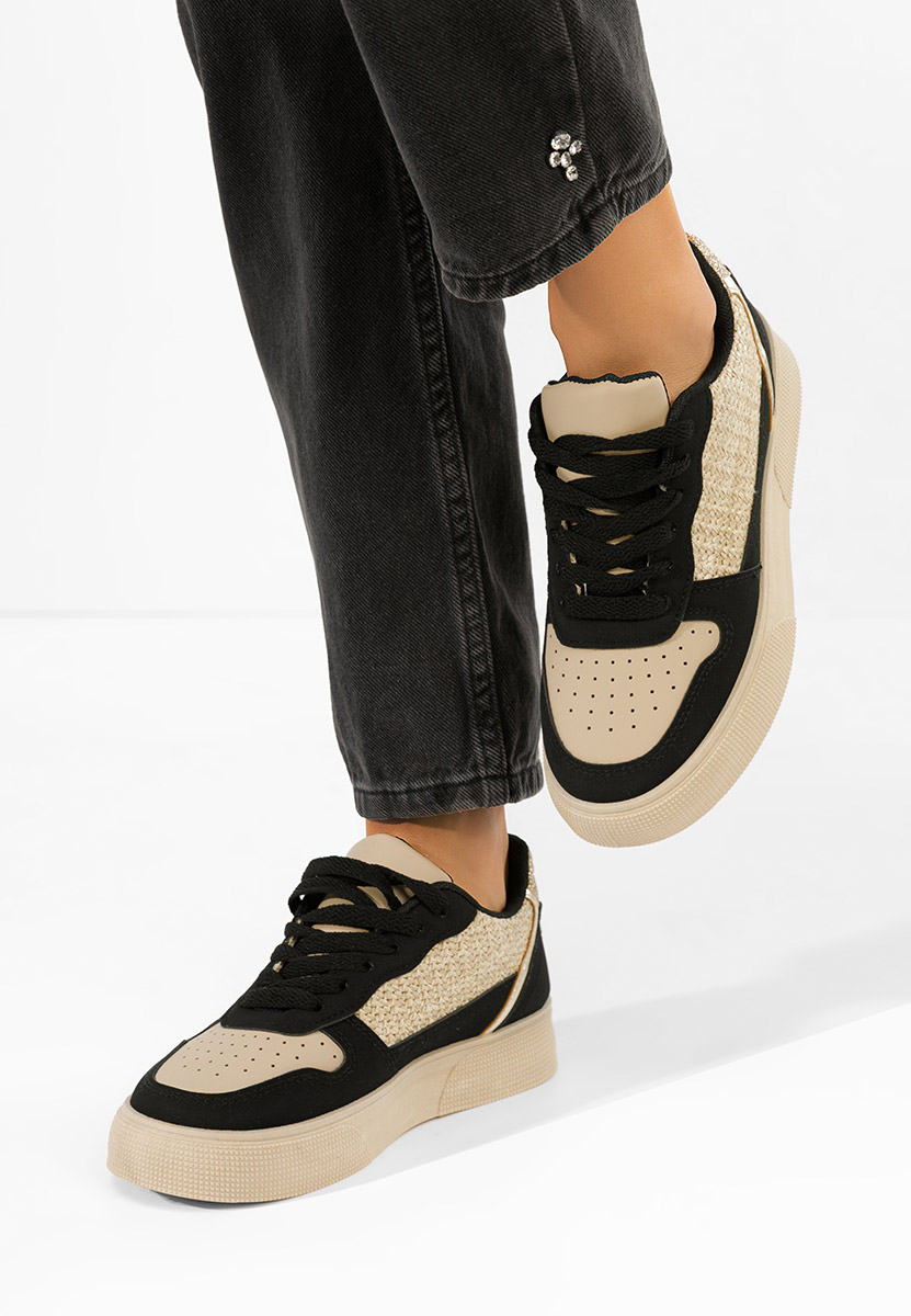 Beżowe sneakersy damskie Merlyna V3