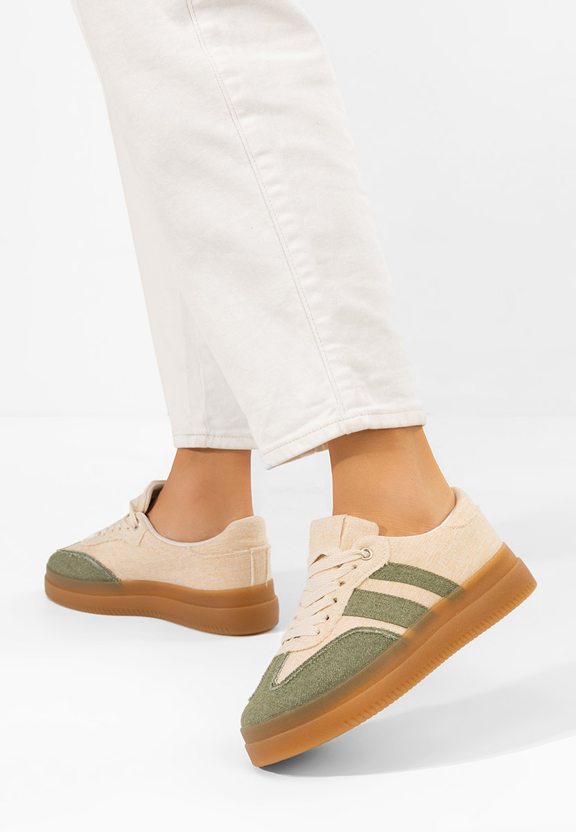 Beżowe sneakersy damskie Herberta V3