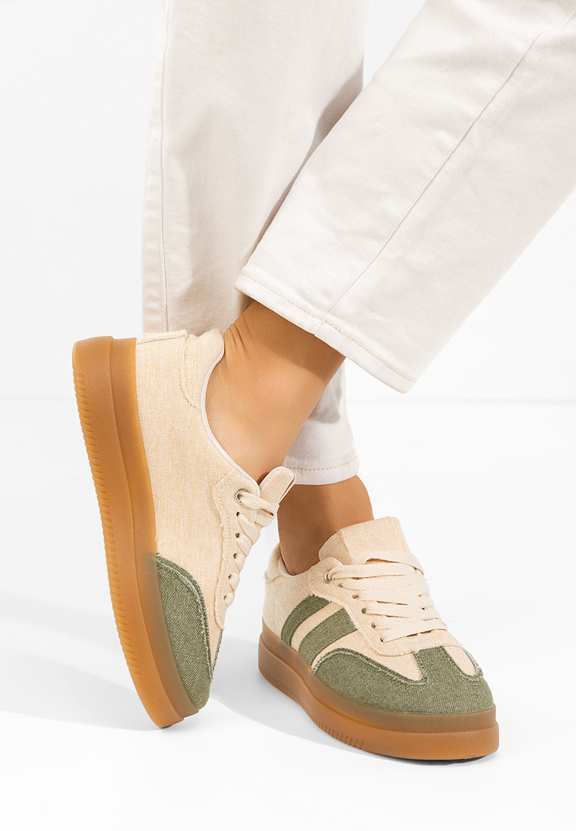Beżowe sneakersy damskie Herberta V3