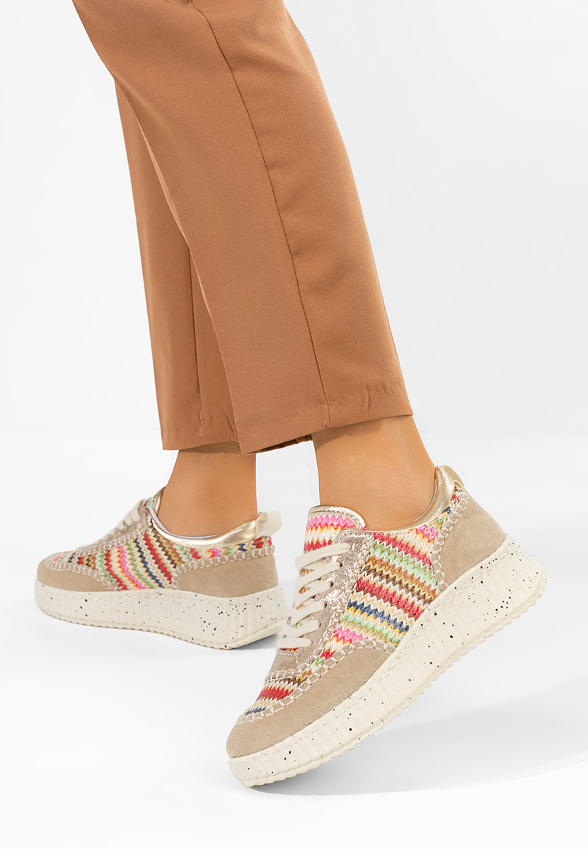 Wielokolorowy sneakersy damskie Aidania