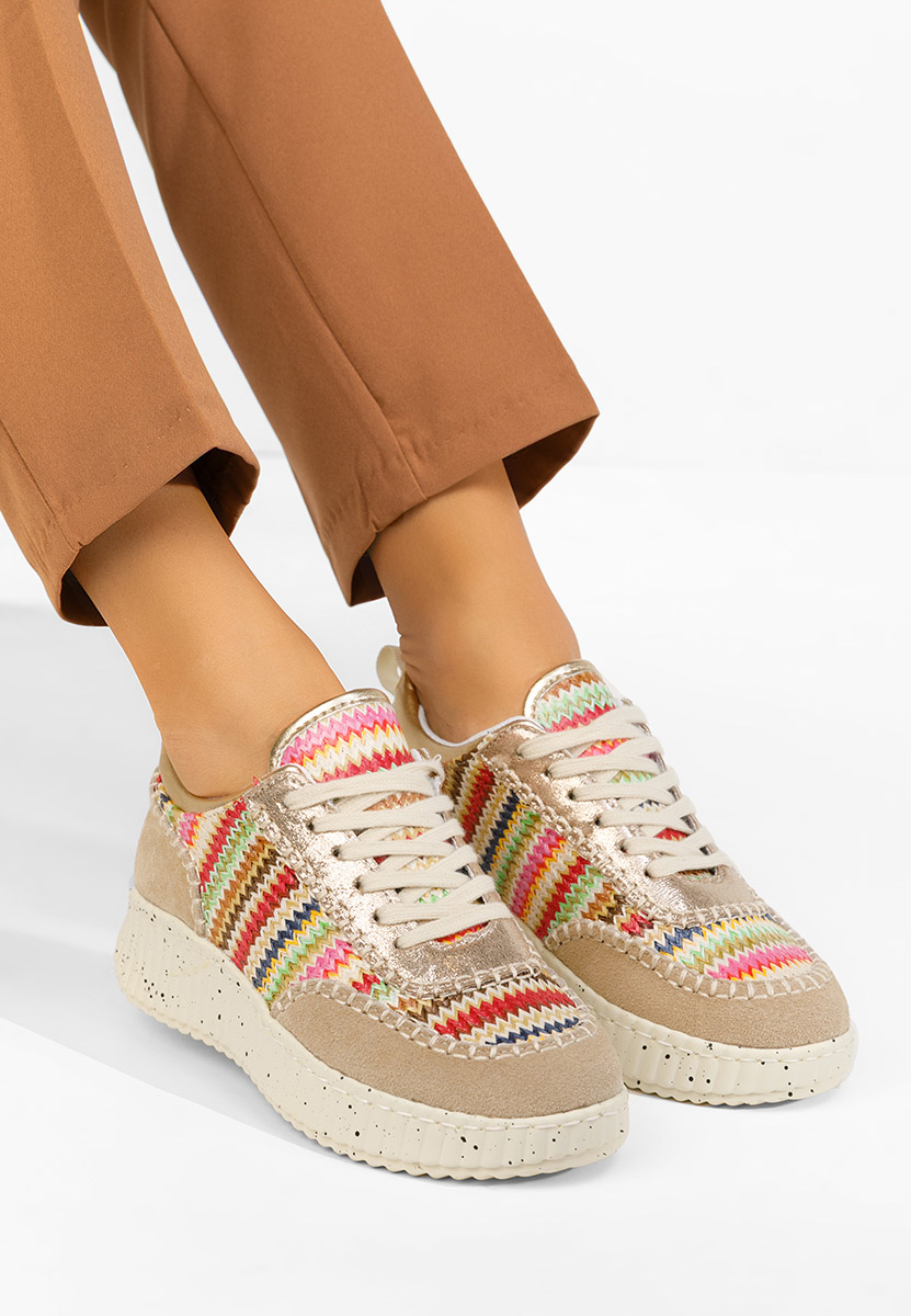 Wielokolorowy sneakersy damskie Aidania