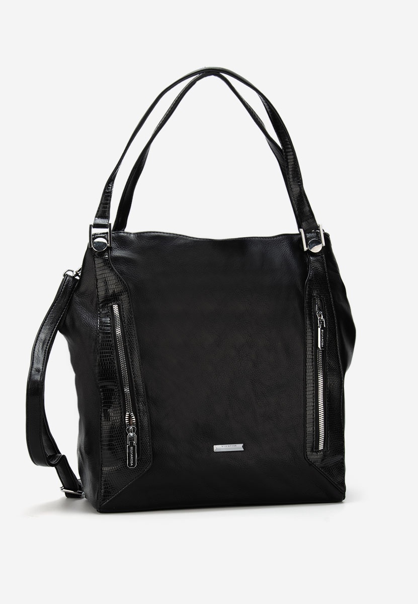 Czarna torebka do ręki Silvia Rosa 8257