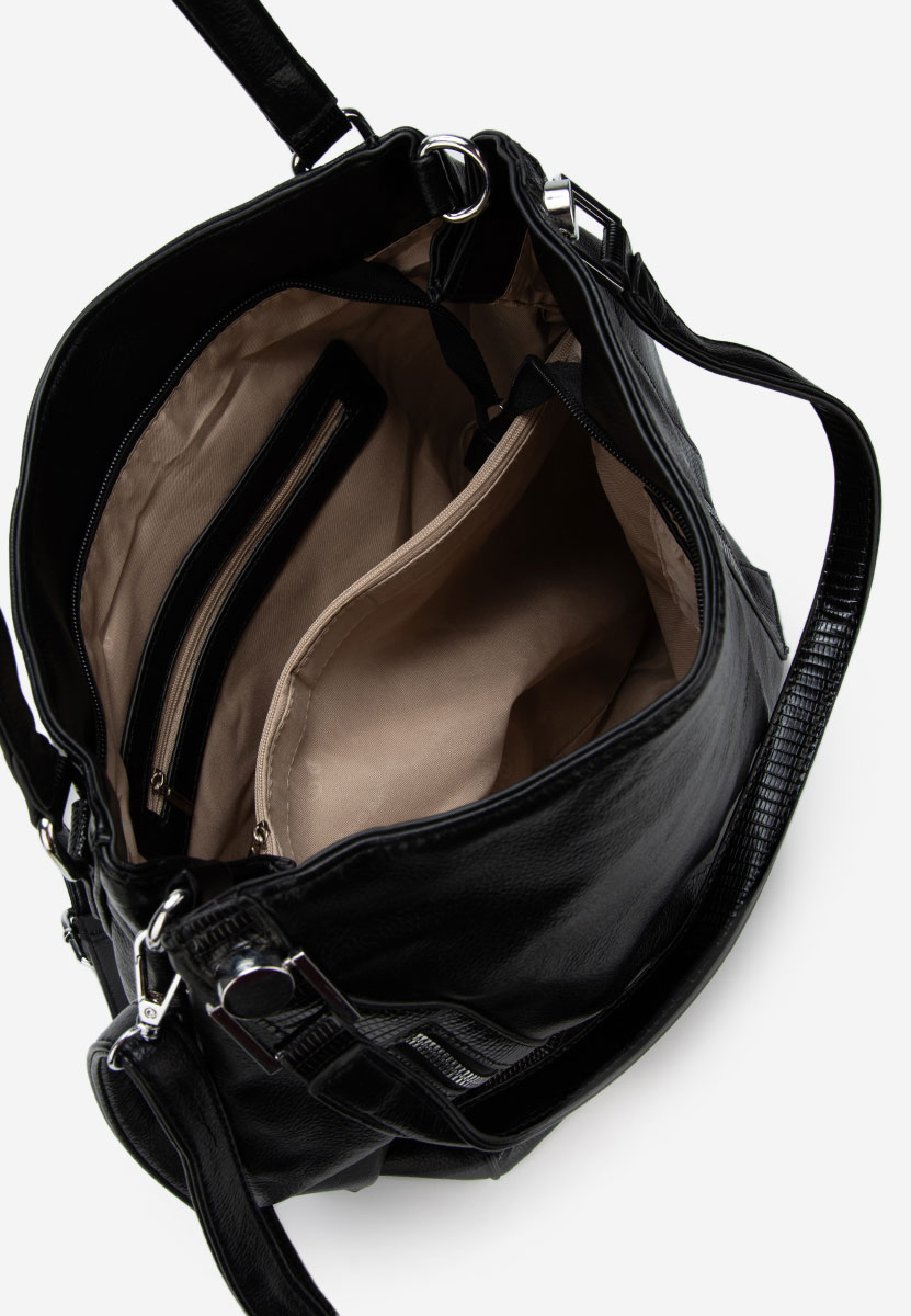 Czarna torebka do ręki Silvia Rosa 8257