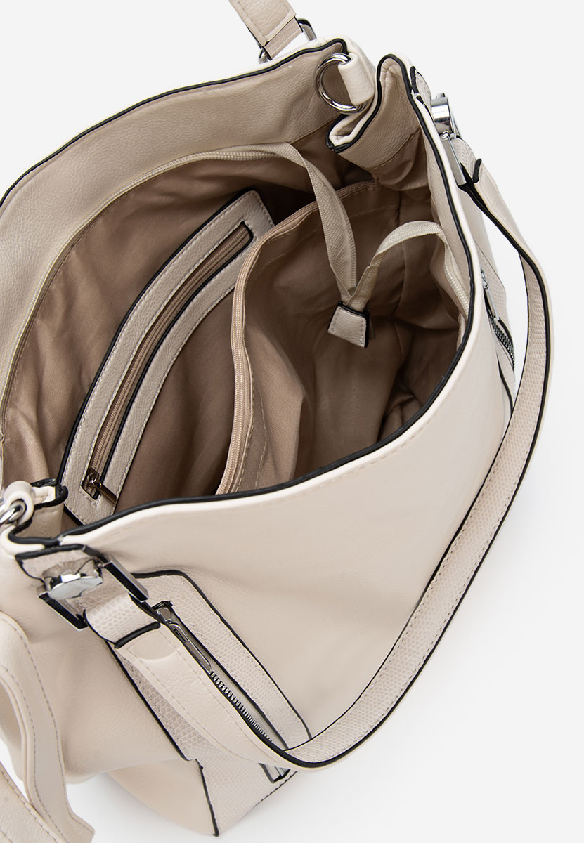 Beżowe torebka do ręki Silvia Rosa 8257