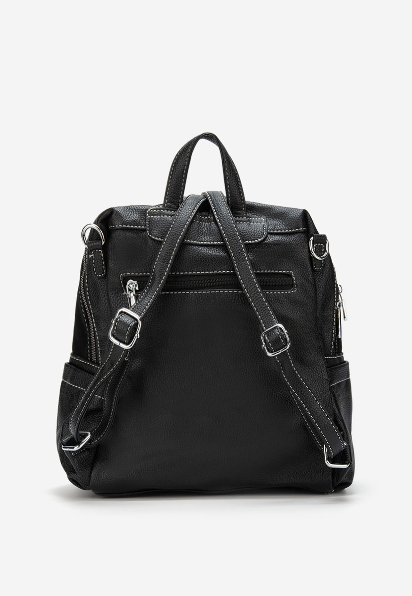 Czarny plecak damska Silvia Rosa 6129