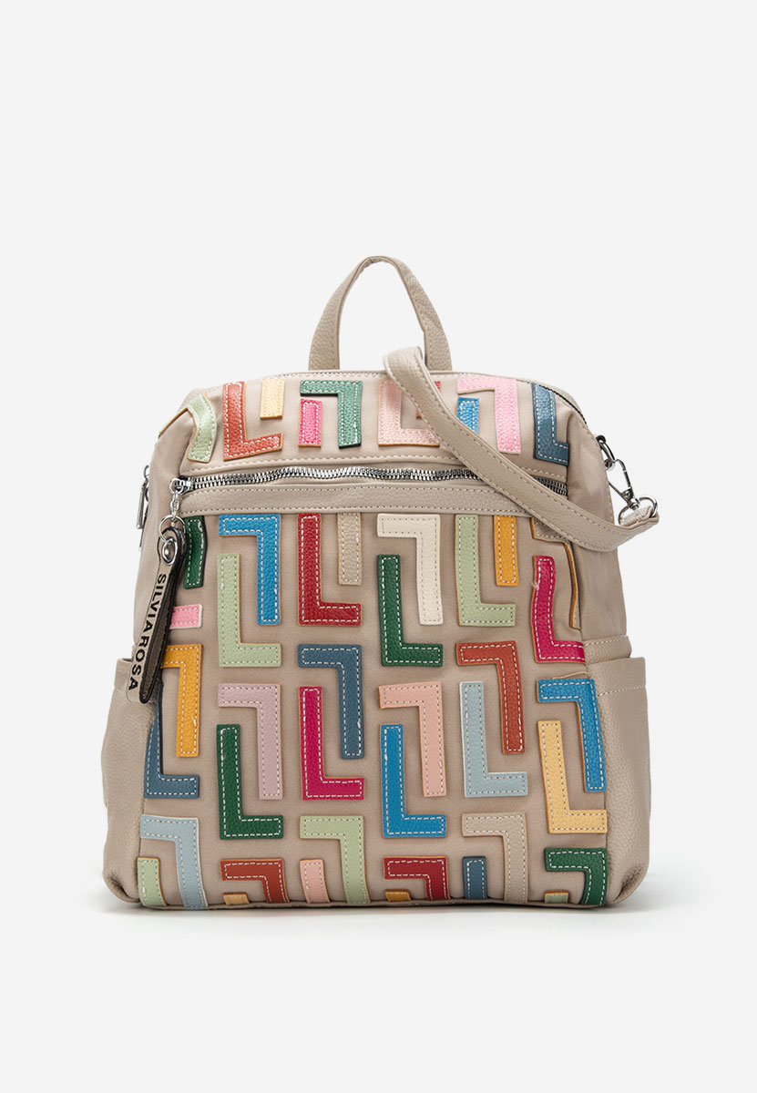 Beżowe plecak damska Silvia Rosa 6129 V2