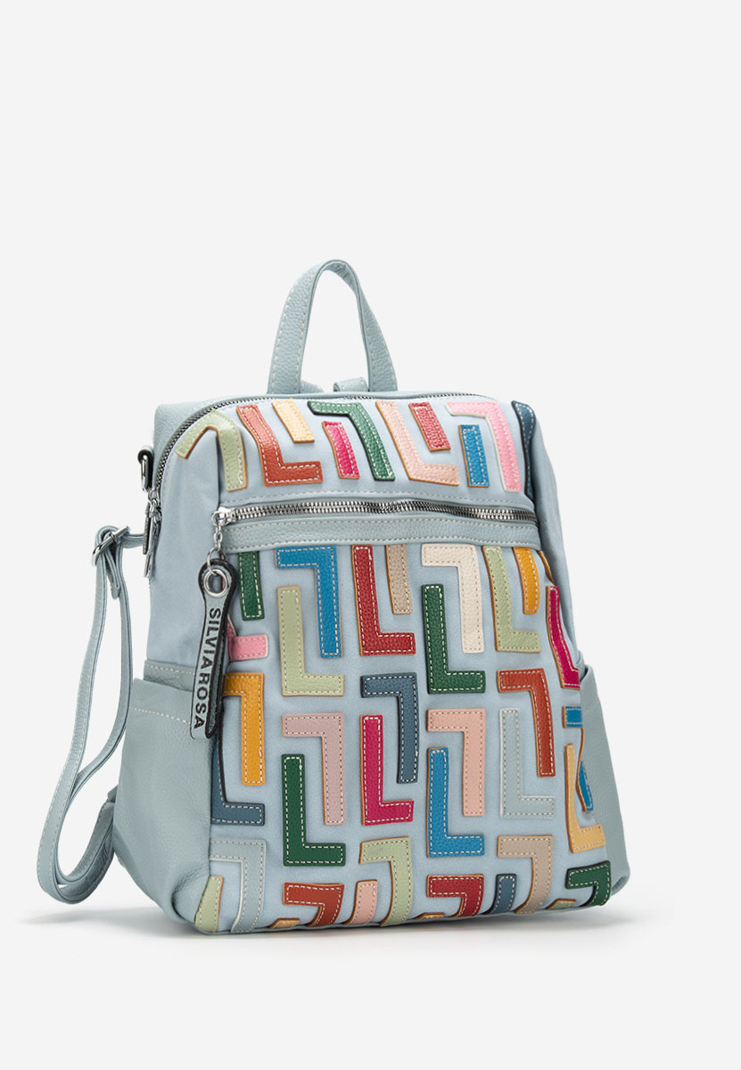 Niebieskie plecak damska Silvia Rosa 6129