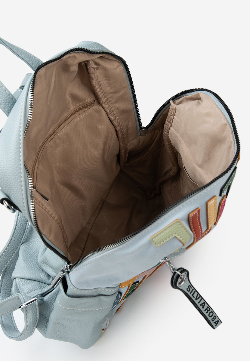 Niebieskie plecak damska Silvia Rosa 6129