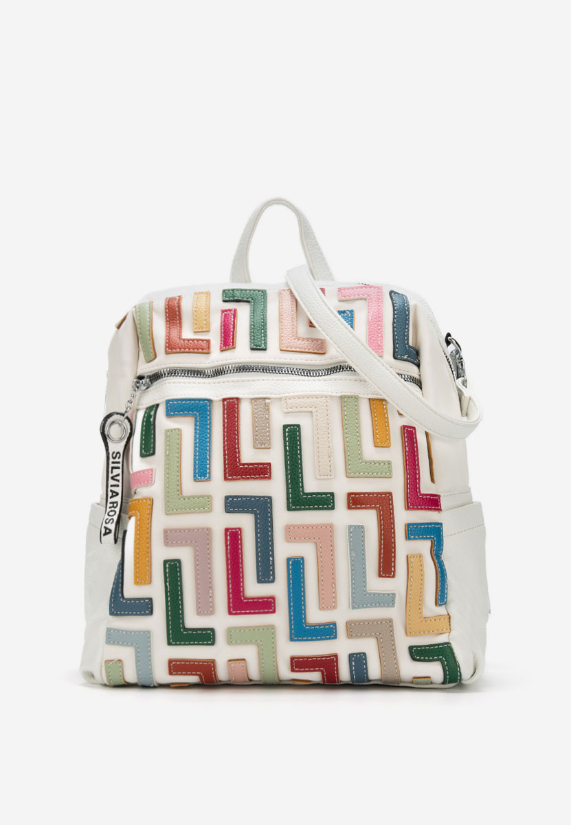 Białe plecak damska Silvia Rosa 6129