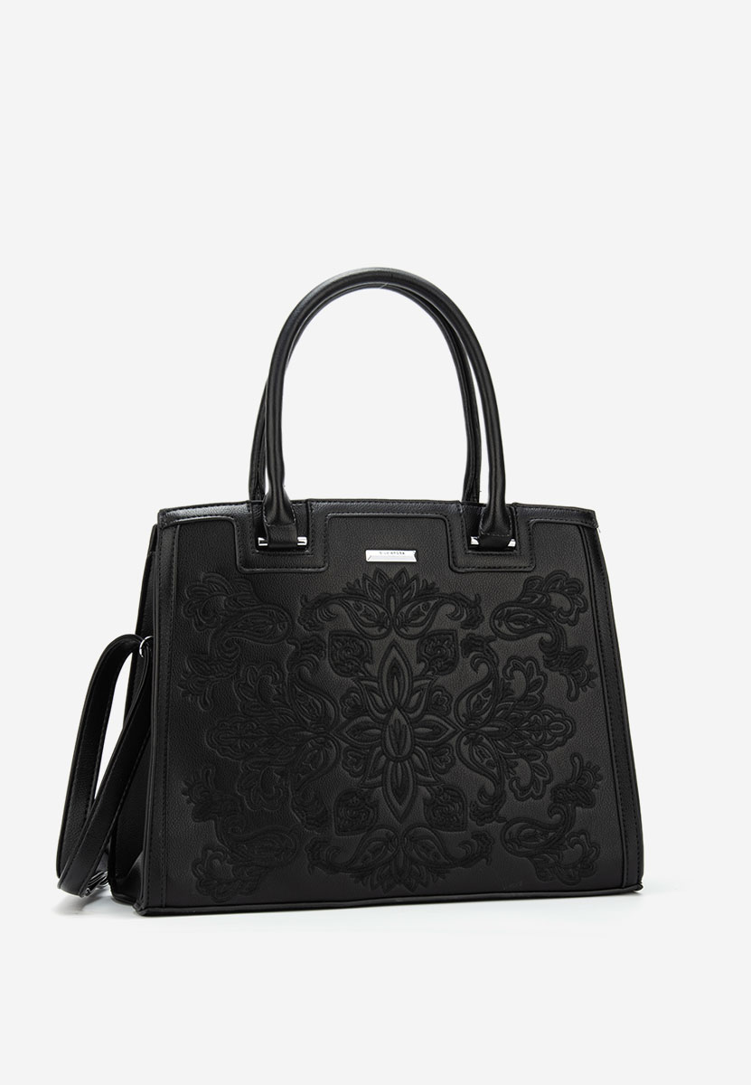 Czarna torebka do ręki Silvia Rosa 25S508