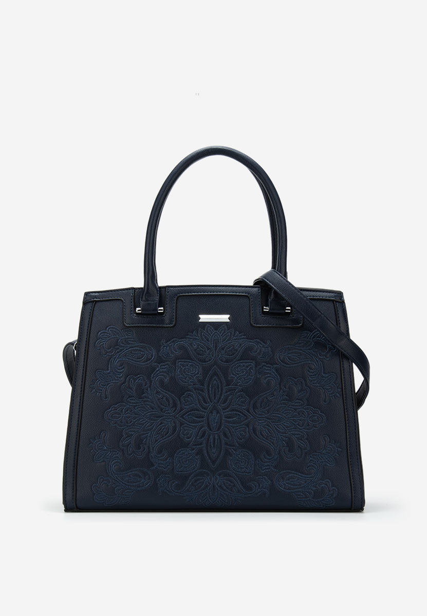 Granatowe torebka do ręki Silvia Rosa 25S508