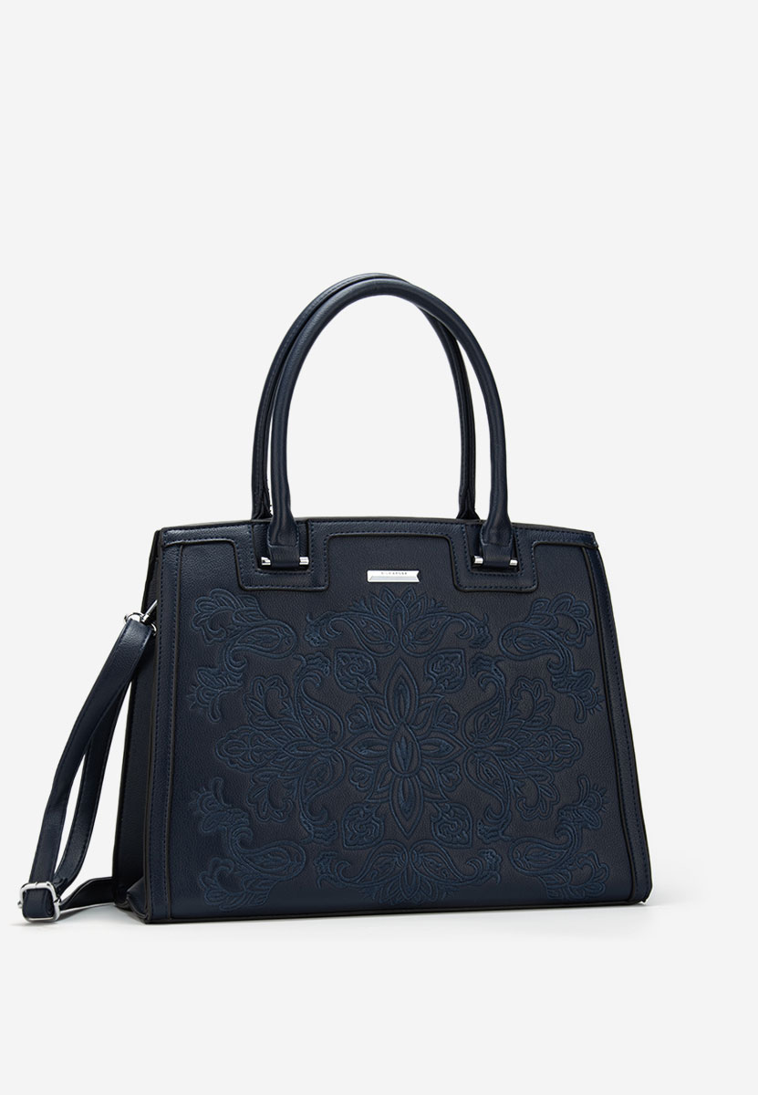 Granatowe torebka do ręki Silvia Rosa 25S508