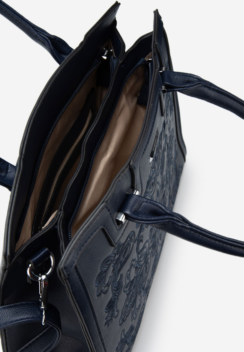 Granatowe torebka do ręki Silvia Rosa 25S508