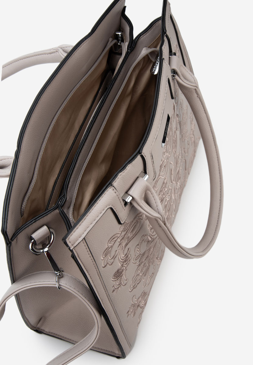 Szare torebka do ręki Silvia Rosa 25S508