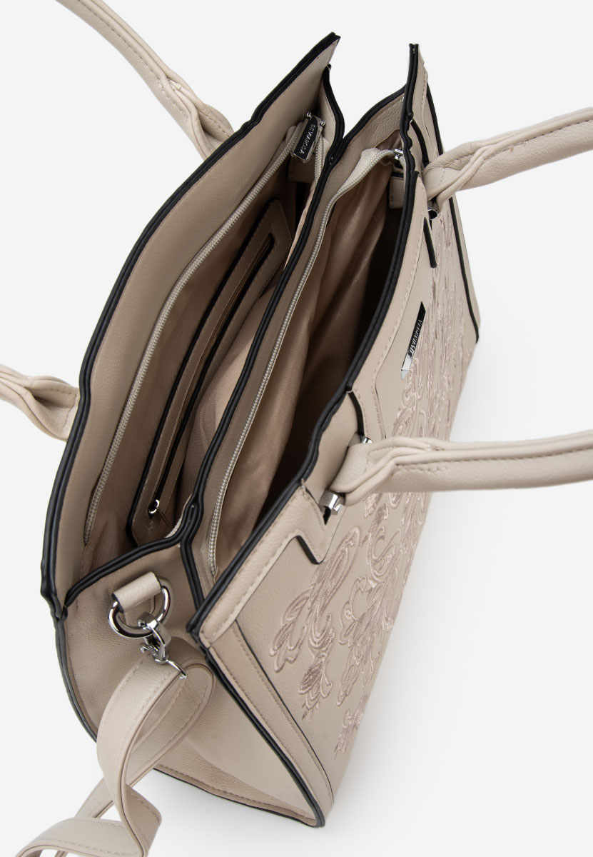 Beżowe torebka do ręki Silvia Rosa 25S508 V2