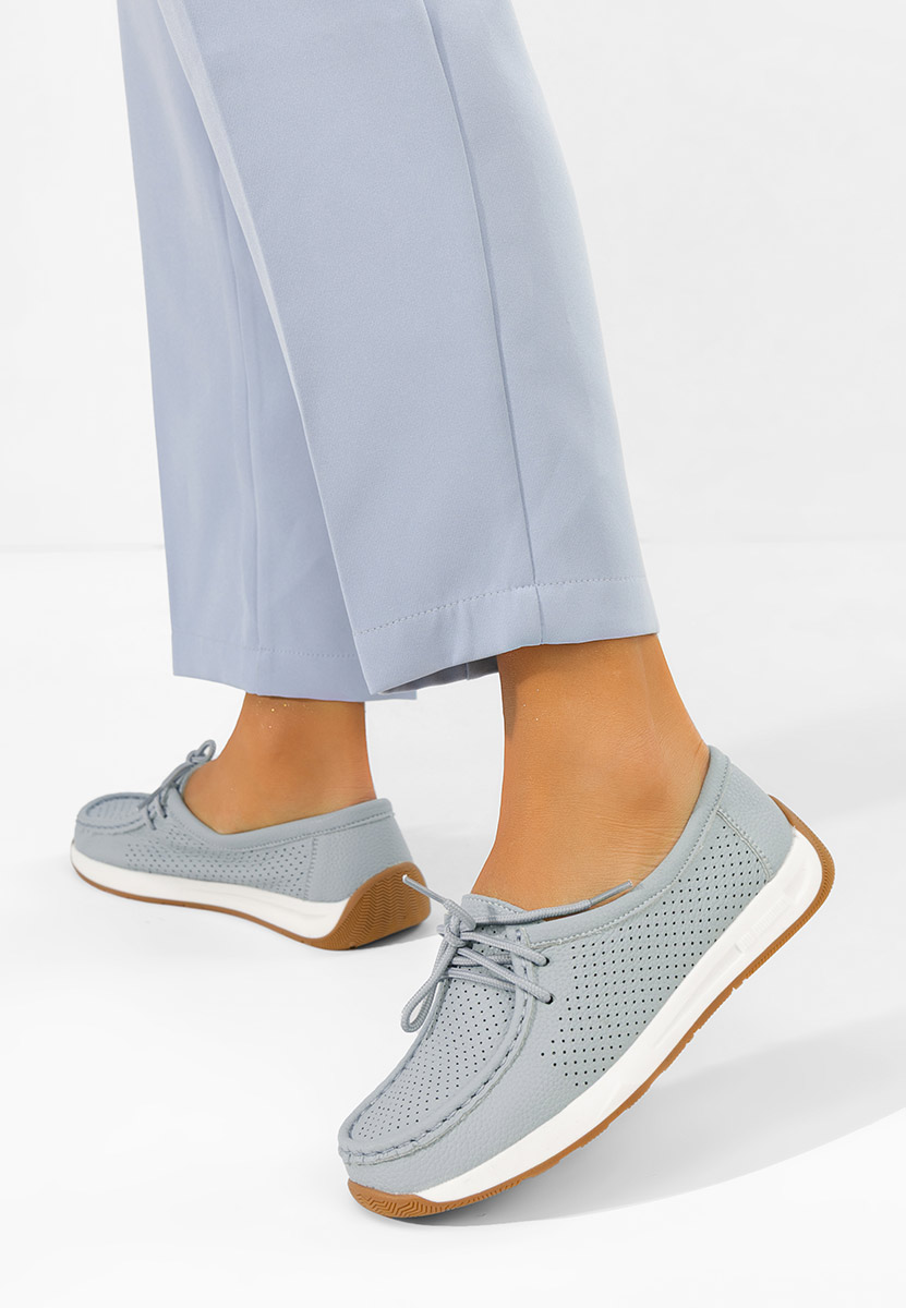 Niebieskie mokasyny damskie Kaliana