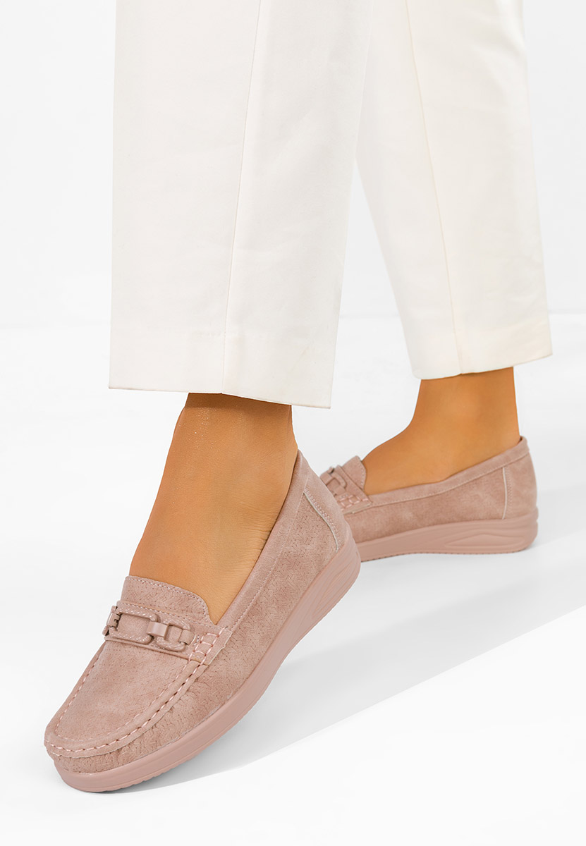 Różowe mokasyny damskie Ansleya